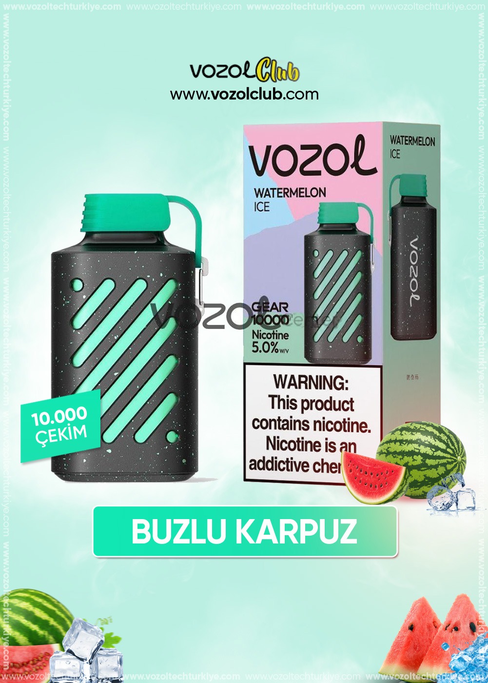 Vozol 10000 Watermelon Ice