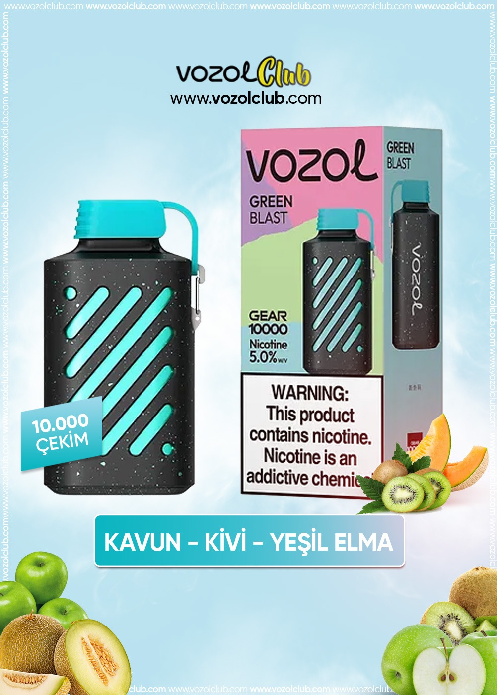 Vozol 10000 Green Blast