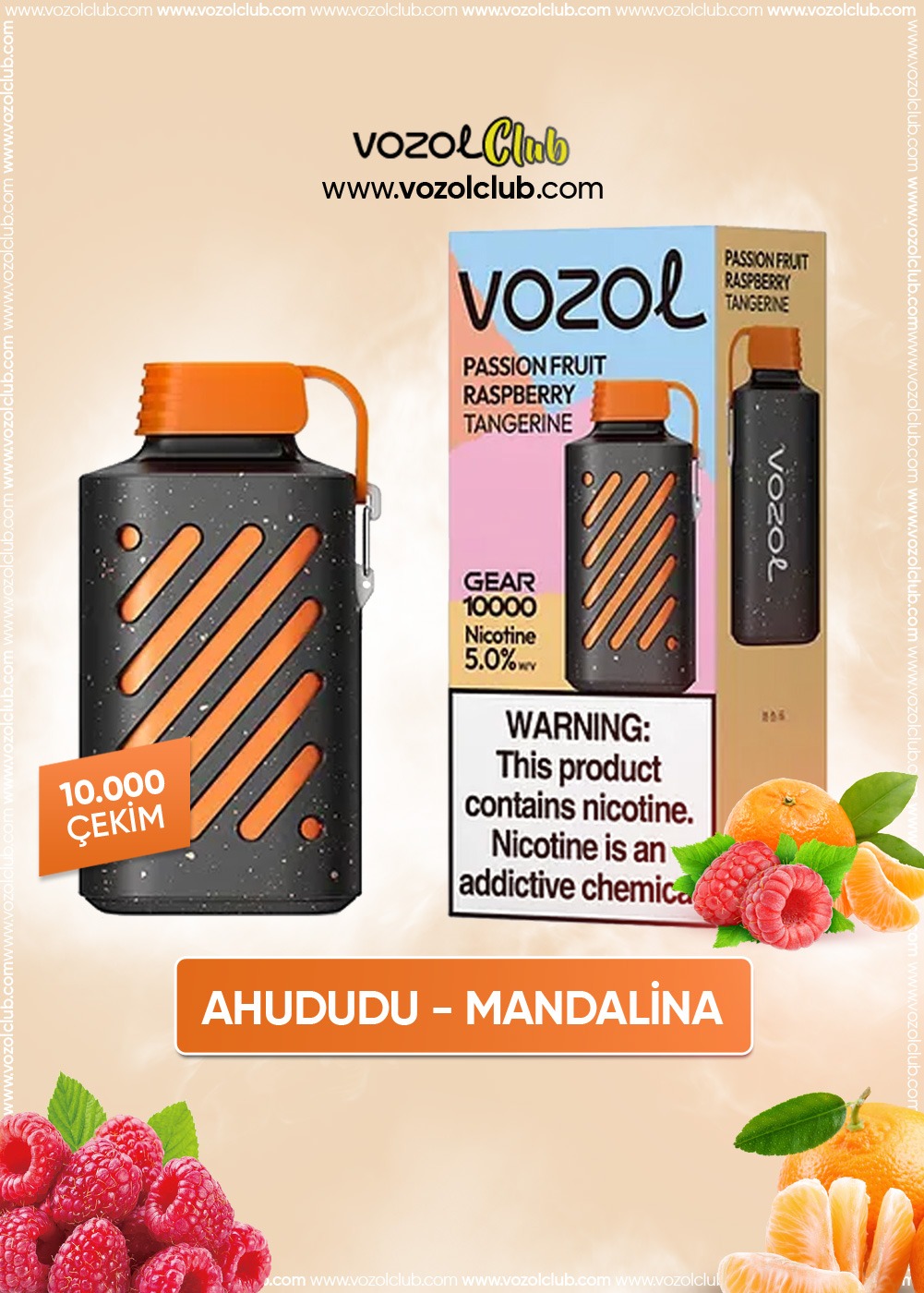 Vozol 10000 Passion Fruit Raspberry Tangerine