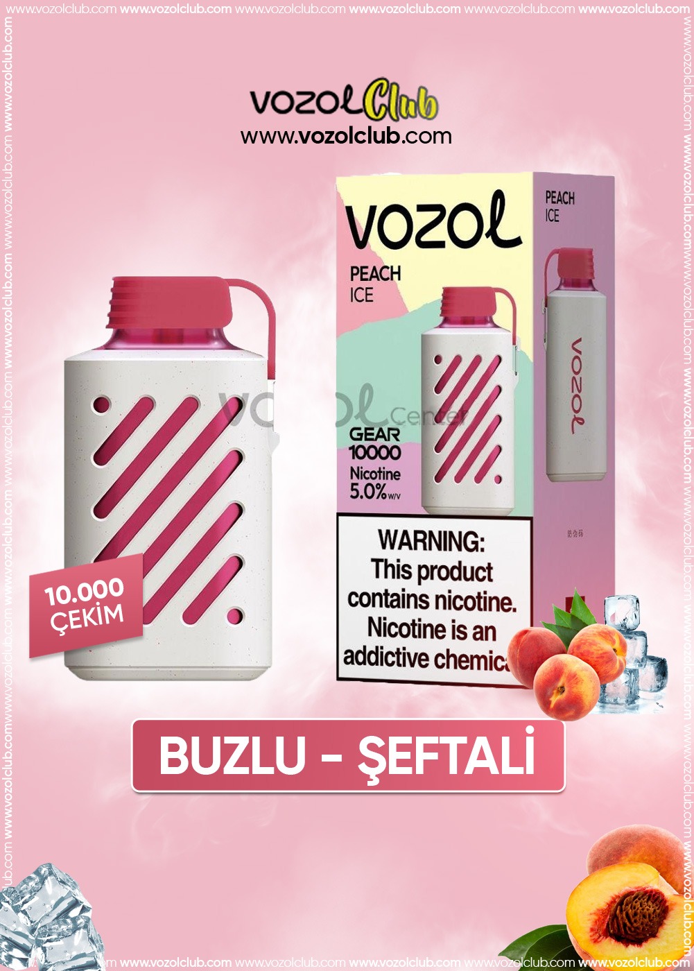 Vozol 10000 Peach Ice