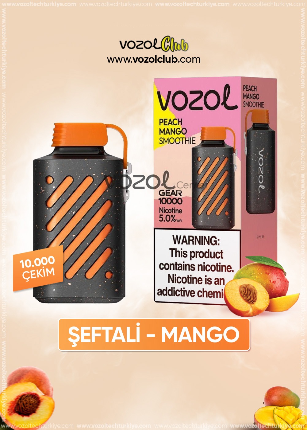 Vozol 10000 Peach Mango Smoothie