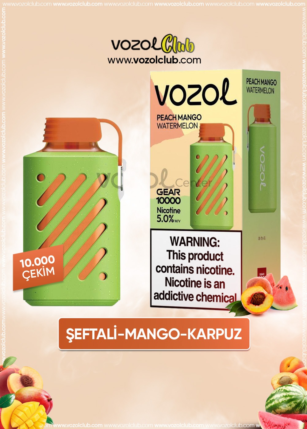 Vozol 10000 Peach Mango Watermelon