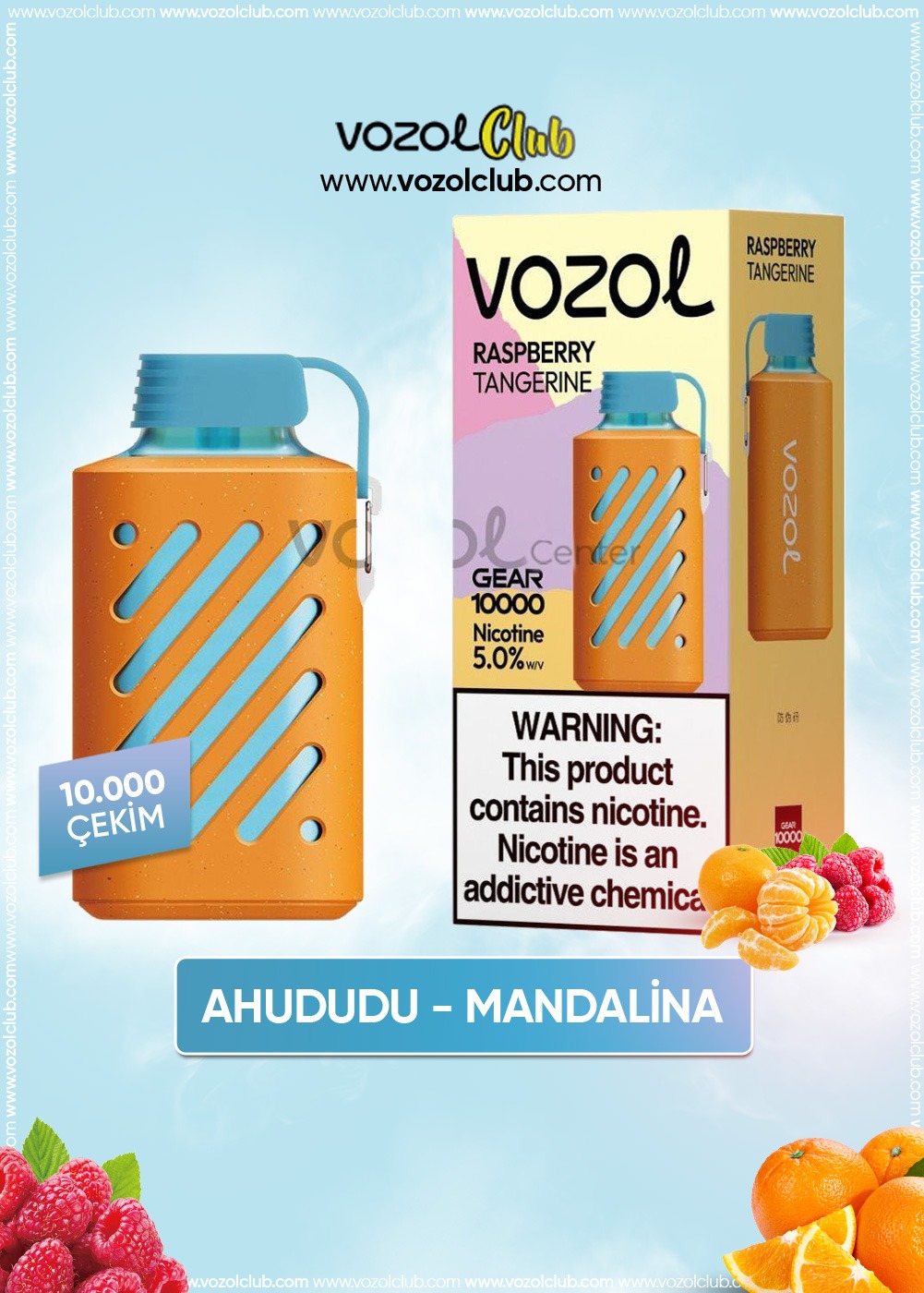 Vozol 10000 Raspberry Tangerine