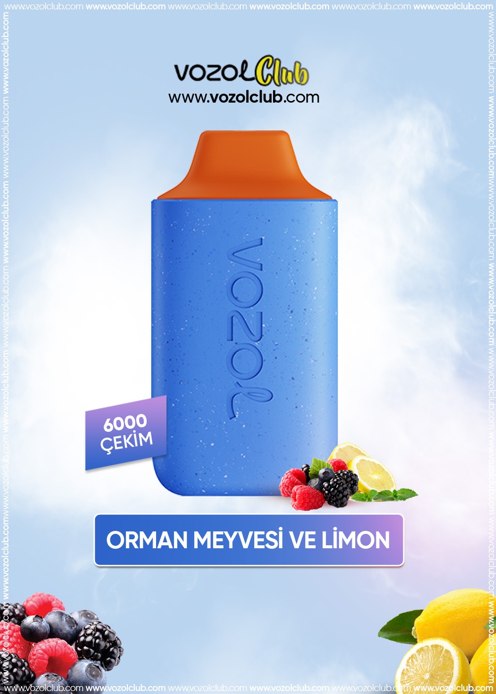 Vozol 6000 Bluerazz Lemon