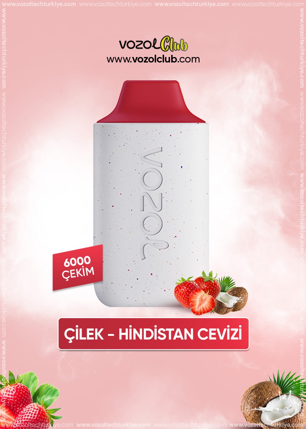 Vozol 6000 Strawberry Coconut