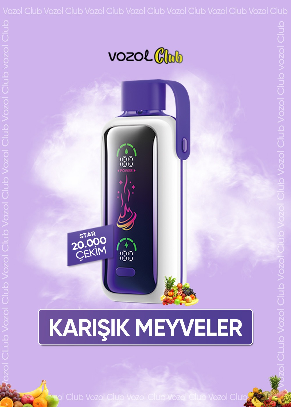 Vozol Star 20000 Mixed Berries