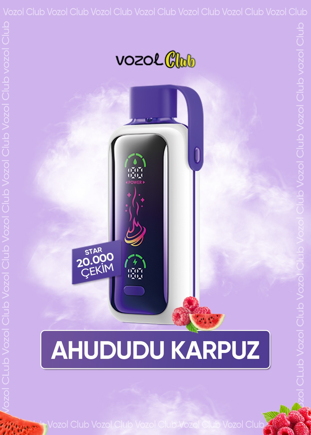 Vozol Star 20000 Raspberry Watermelon