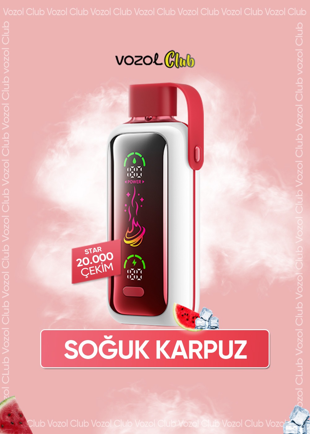 Vozol Star 20000 Watermelon Ice