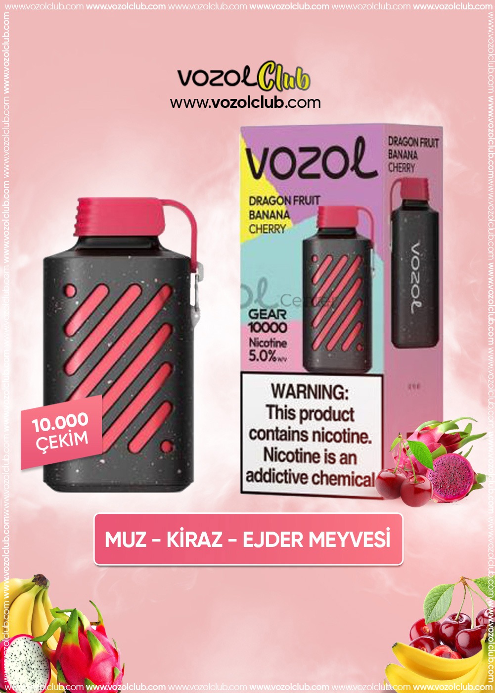 Vozol 10000 Dragon Fruit Banana Cherry