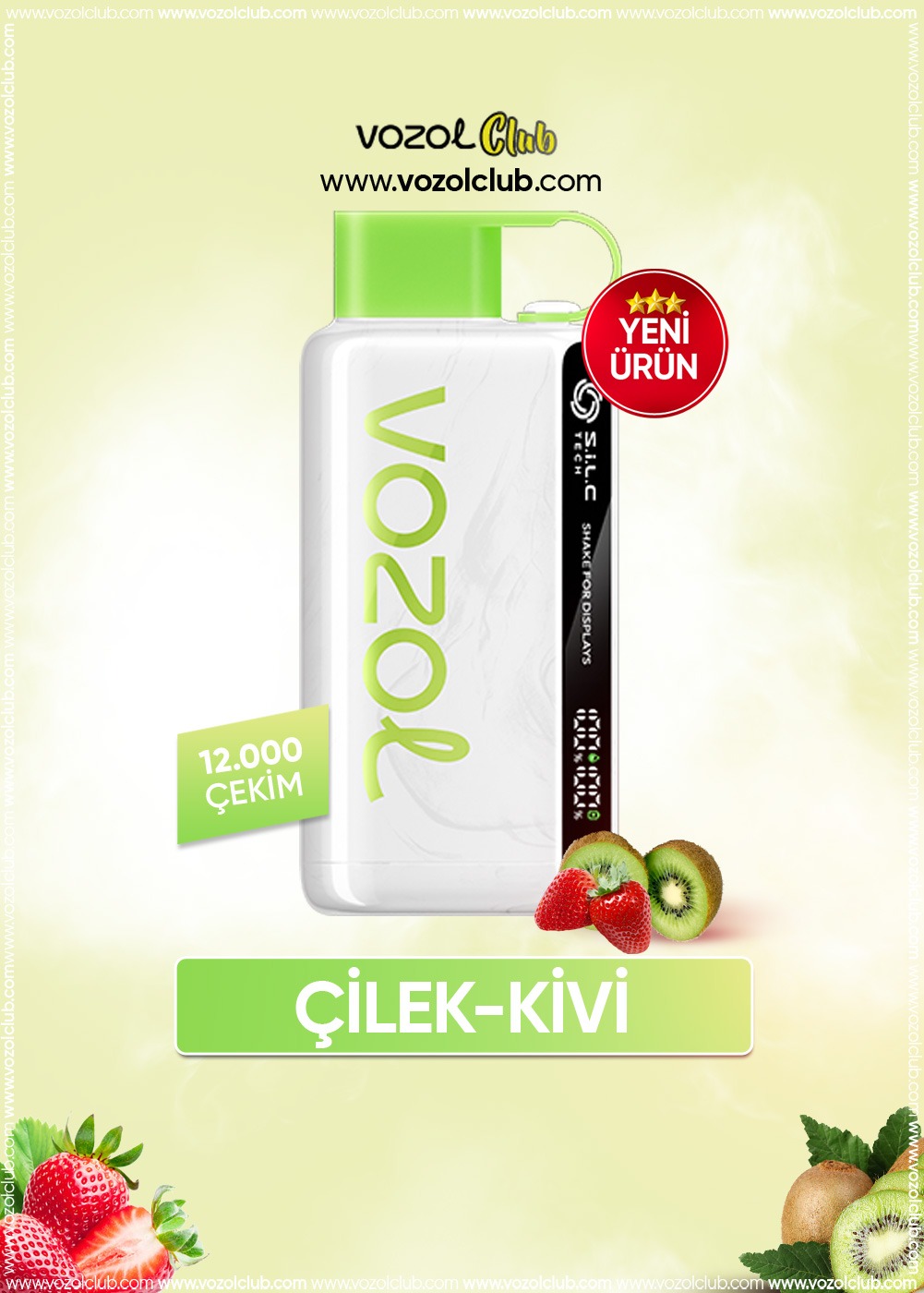 Vozol 12000 Strawberry Kiwi